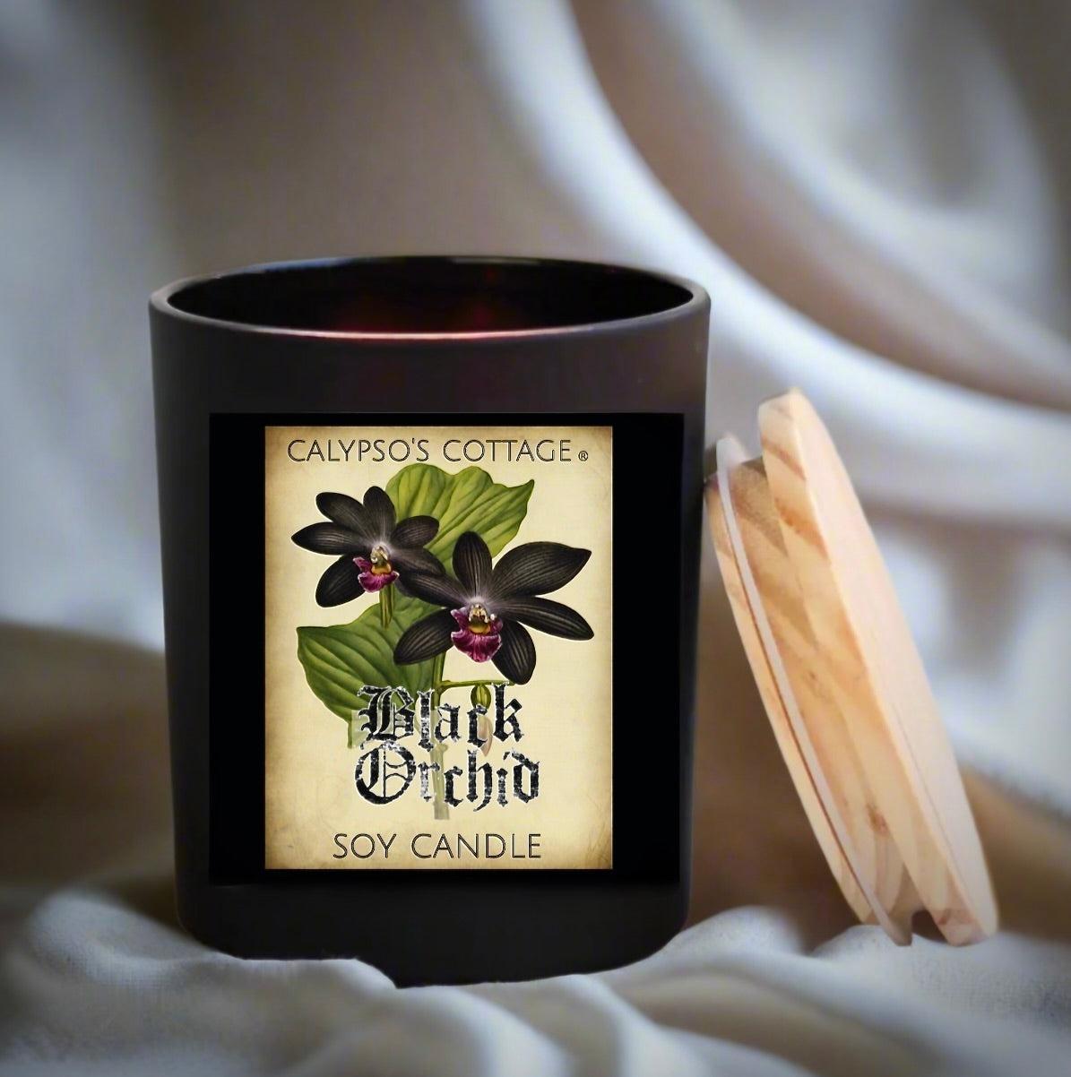 Black Orchid Soy Candle-Calypsos Cottage