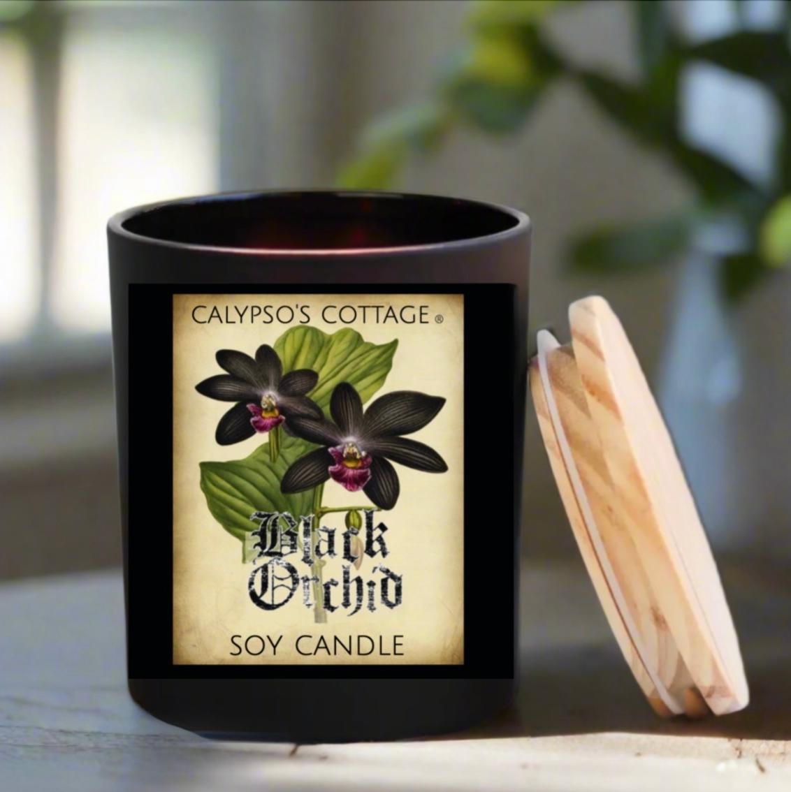 Black Orchid Soy Candle-Calypsos Cottage