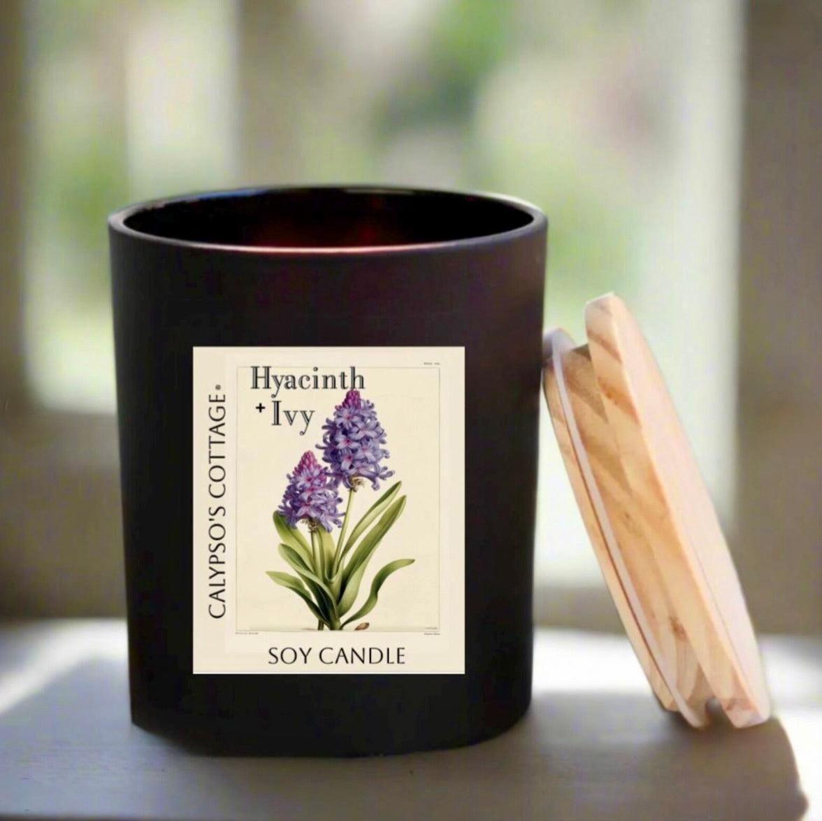 Hyacinth + Ivy Soy Candle-Calypsos Cottage