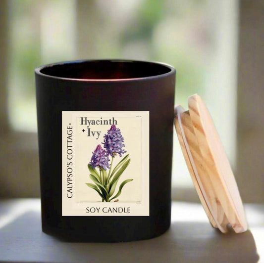 Hyacinth + Ivy Soy Candle-Calypsos Cottage