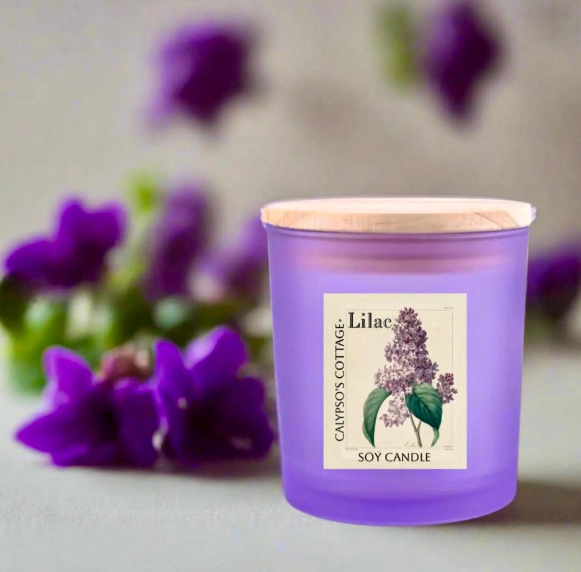 Lilac Soy Candle-Calypsos Cottage