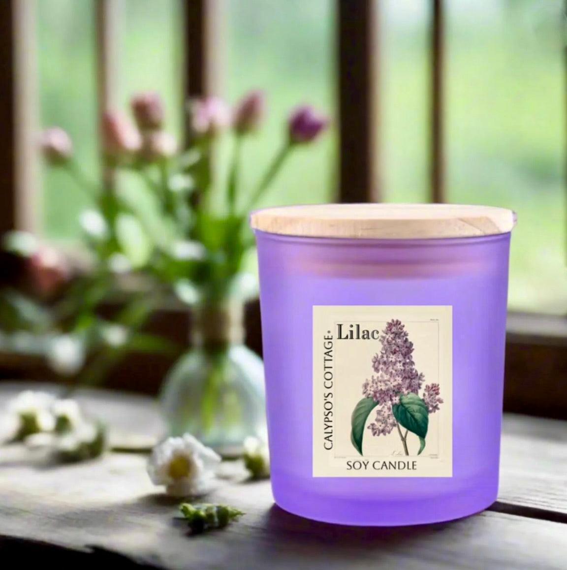 Lilac Soy Candle-Calypsos Cottage