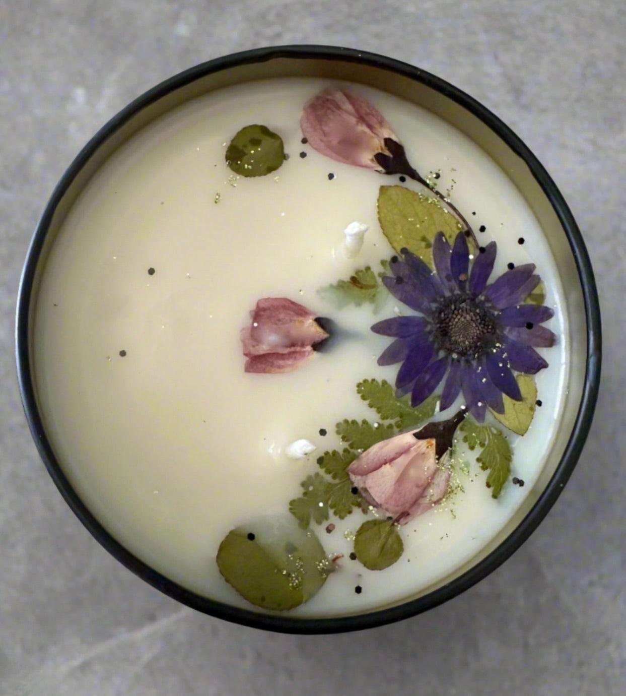 The Summer Garden Botanical Candle-Calypsos Cottage