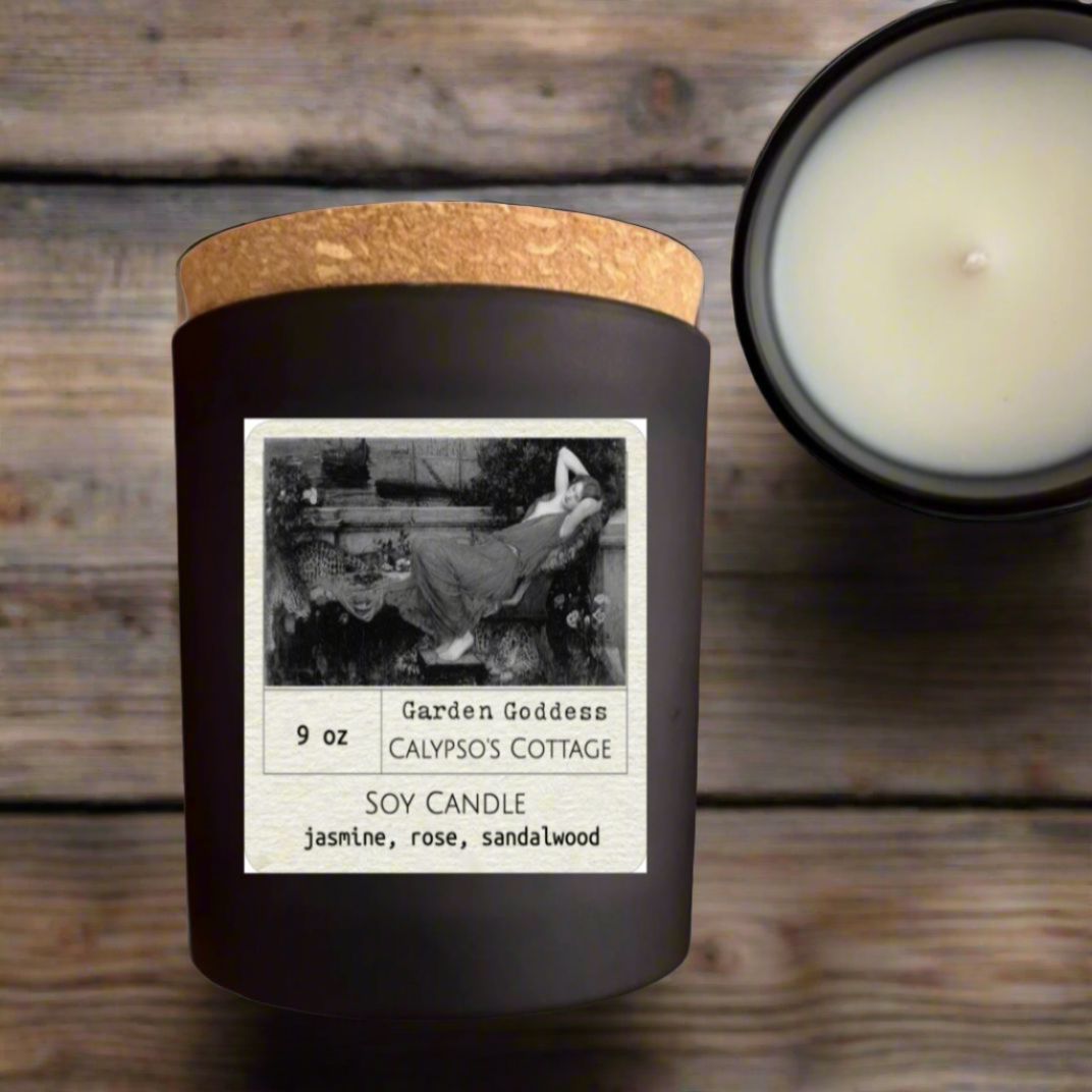 Garden Goddess Soy Candle-Calypsos Cottage