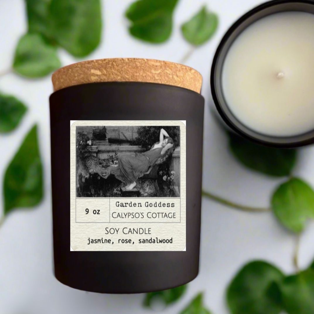 Garden Goddess Soy Candle-Calypsos Cottage