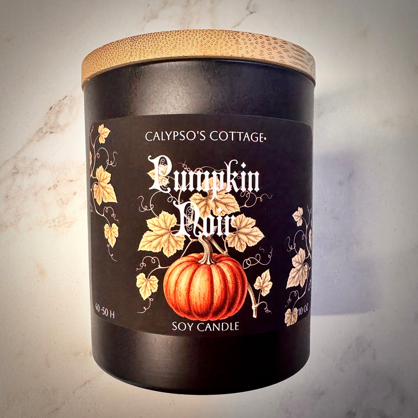 Pumpkin Noir Soy Candle-Calypsos Cottage