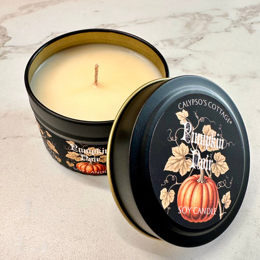 Pumpkin Noir Soy Candle-Calypsos Cottage
